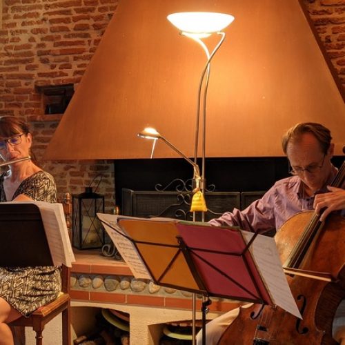 Concert baroque chez l'habitant à Ayguesvives
